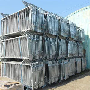 6ft Hot Sale Security Portable Steel Construction Safety Barriers and Concert Crowd Control Barricade thumbnail-6