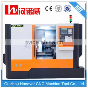 Automatic Horizontal Lathe Machine Tool CKX400L Slant Bed Design With Tool Turret 8" Hydraulic Chuck Detailed Specification thumbnail-1
