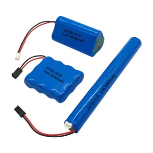Rechargeable 32700 Cylindrical Cell 3S1P 9.6V 6000mAh LiFePO4 Battery Pack for Portable Electronics thumbnail-1