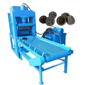 New Type Hookah Shisha Charcoal Briquette Machine Circular Flaky Cube Charcoal Making Machine EPC thumbnail-1