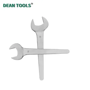 304 Stainless Steel Non-Magnetic Single Open End Wrench With Mirror Polish, 17-32mm Opening thumbnail-5
