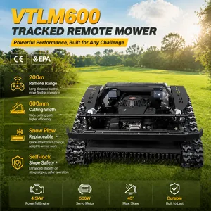 Vigorun VTLM600 Robot Crawler Mower CE EPA 45° Slope Remote Lawn Mower thumbnail-1