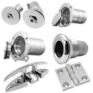 Boat Parts Product Manufacturer 316 Stainless Steel Marine Hardware Kayak Yacht Rope Mooring Cleat Accessory Boat Accessory for Boat thumbnail-4