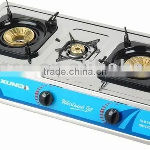 SS Surface 3 Burner Gas Stove thumbnail-1