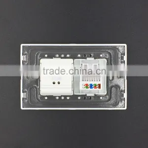 118 Series Computer Wall Socket Outlet+ Telephone Socket Outlet thumbnail-2