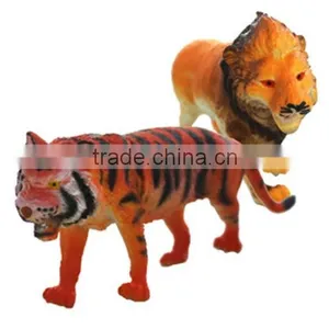 Custom Mini Realistic Zoo Animals Plastic Toy Artificial Plastic Animal Toy Collectable Animal Toys thumbnail-1