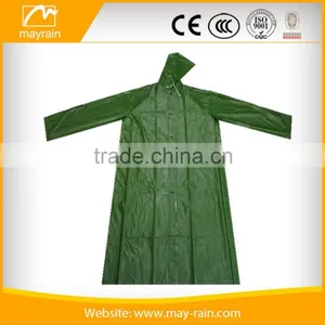 Pvc Adult Waterproof Long Rain Jacket Raincoat Supplier's Choice thumbnail-1