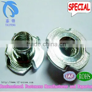Machine Zinc Plated and Tee-nuts With 4 Pronges thumbnail-1