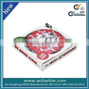 Colourful Folding PIZZA Paper Boxes thumbnail-1
