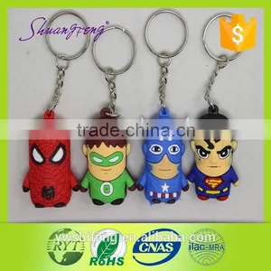 Custom Shape and Color Soft Pvc Material Cheap Keychain thumbnail-1