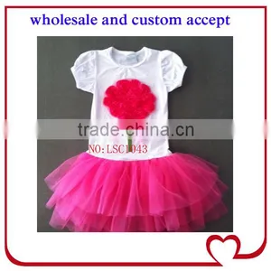 Made in China Super Quality Cheap Flower Girl Dresses Under, Cube Flower Girl's Tutu Dress,summer Shortsleeve One-piece Dresses thumbnail-4