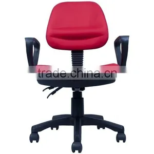 Ergonomic Swivel Office Chair With Fixed Armrest thumbnail-2