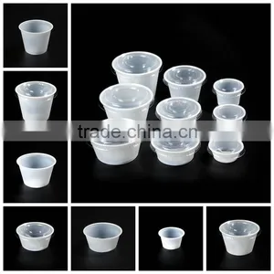 Food Grade Safe Disposable Plastic Portion Cups With Lid thumbnail-6