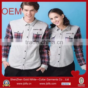 Couple Lattice Polo Shirts thumbnail-1