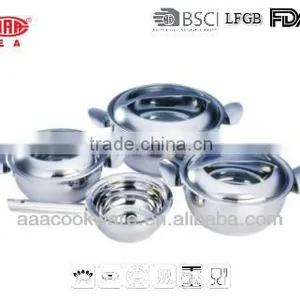 7Pcs Stainless Steel Dutch Oven With Induction Bottom thumbnail-1