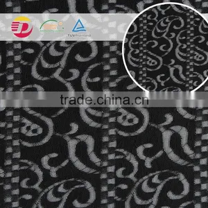 Wholesale Factory Cheap Black Embroidery Tokay Lace Fabric for Curtains thumbnail-5