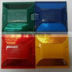 Plastic Road Stud Yellow Color Lens thumbnail-1