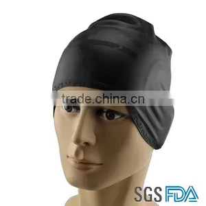 Professional Manufacturer High Quality Silastic Elastic Swimming Cap Humanized Design Innovative Swim Caps thumbnail-5