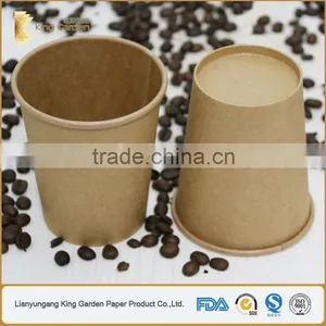PE Coated 12oz Coffee Drink Kraft Paper Cups thumbnail-4