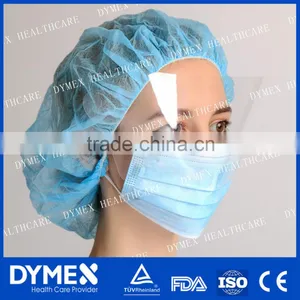 Disposable Face Mask With Ties and Shield thumbnail-1