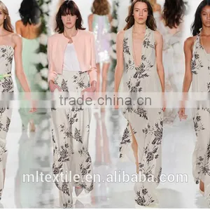 Painted 100 Silk Crepe de Chine Fabric thumbnail-1