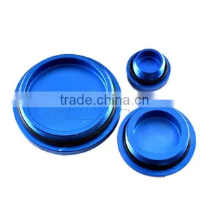 BJ- ECP-001 Hot Sale Aluminum Blue Camshaft Engine Cover Plug Car Racing Parts thumbnail-2