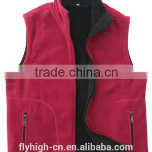 Logo Embroidered Warm Women's Sleeveless Polar Fleece Vest thumbnail-2