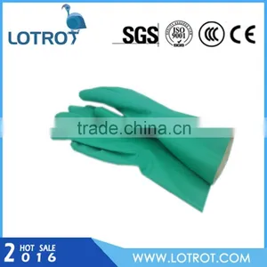 Green Personalized Rubber Work Gloves thumbnail-2
