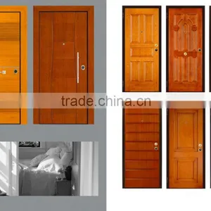 Italian Steel Security Door Steel Wooden Armored Door thumbnail-4