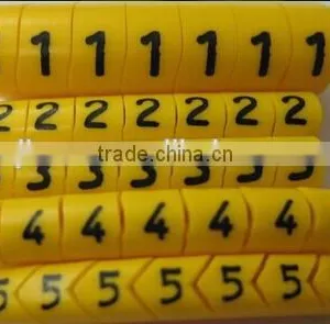 Heat Resistant PVC EC Type Cable Marker Color Cable Marker Tube thumbnail-1