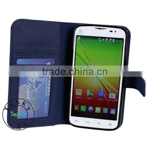 HIGH QUALITY FANCY WALLET FLIP COVER CASE FOR LG L80 thumbnail-1
