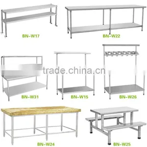 Restaurant Equipment Stainless Steel Work Table/Stainless Steel Preparation Work Table thumbnail-3