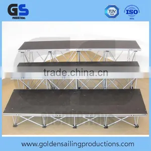 Rental and Resale Portable Stage Stairs ,choral Stage , Cheap Stage for Show Quality Choice thumbnail-2