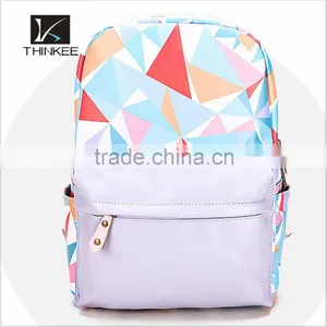 Custom Leather School Backpack 2016 China thumbnail-2