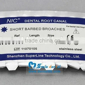 Short Barbed Broaches for Dental Use Dentsply Dental Short Barbed Broaches thumbnail-1