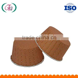 PE Paper Cupcake Liners Roll Up Mouth Baking Cup for Cakes thumbnail-1