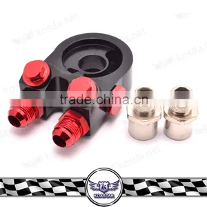 10AN Aluminum Thermostat Oil Filter Adapter thumbnail-1