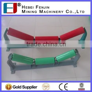 Belt Conveyor Steel Pipe Heavy Duty Gravity Idler With Electrostatic Spraying thumbnail-6