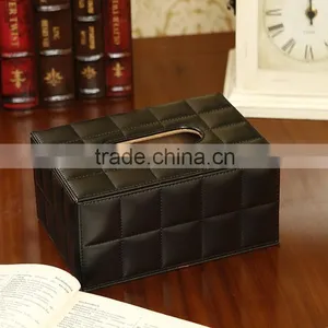 Leather Facial Tissue Box thumbnail-1