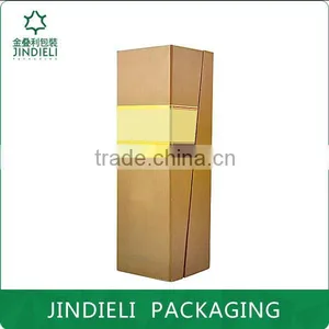 Customized Paper Wine Box Packaging With Satin Inside thumbnail-1