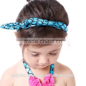 Hot Sale Wholesale Blue Baby Girl Mermaid Romper Jumpsuit Kid Mermaid Swimming Costume thumbnail-4