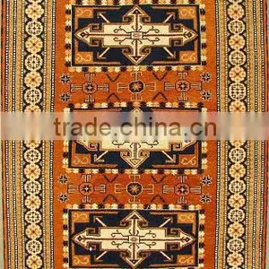 4 Black Rust Kazak Carpets Made With Fine Handspun Wool thumbnail-1