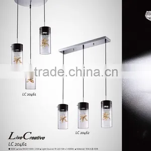 Led Pendant Lighting of Designer Restaurant Modern Glass Light thumbnail-1