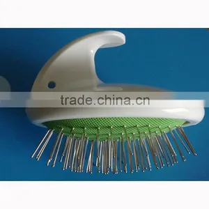 Pet Cushion Brush, With Ergonomic Handle, 2014 New Style Pet Grooming Brush thumbnail-2