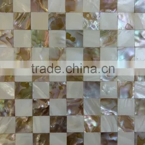 Natural Dapple Color Freshwater Shell Mosaic Tile,seamless Shell Sheets,bathroom Tile thumbnail-2