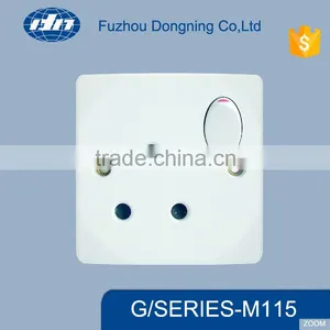 13A Double Switched Socket Two Gang Switch Two Socket With Neon M115 thumbnail-1