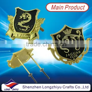 Personized Car Badge Auto Emblem Custom Metal Plate thumbnail-1