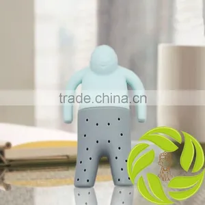 Tea Accessory Office Tea Accessories Special Design Human Shape Tea Infuser Rubber Infuser Tea Filter Musical Tea Stainer thumbnail-1