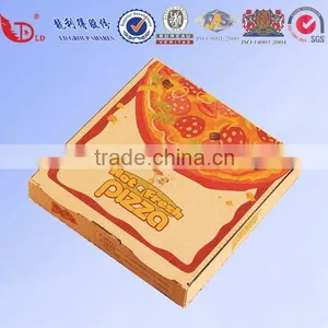 Hot Sale Custom Colorful Corrugated Paper 7/9/10 Inch Pizza Box Custom Black Food-grade Pizza Boxes thumbnail-2