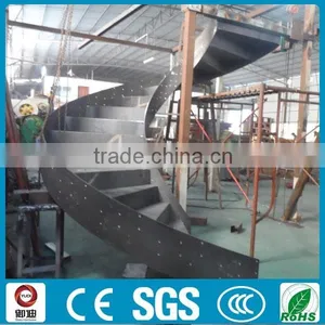 Spiral Design Close Riser Steel Staircase thumbnail-1
